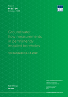 Groundwater flow measurements in permanently installed boreholes. Test campaign no. 14, 2020