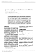 A numerical study on the coupled hydro-mechanical behaviour of compacted bentonite